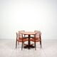 Round dining table by Tarm OG Stole Mobelfabrik in solid teak