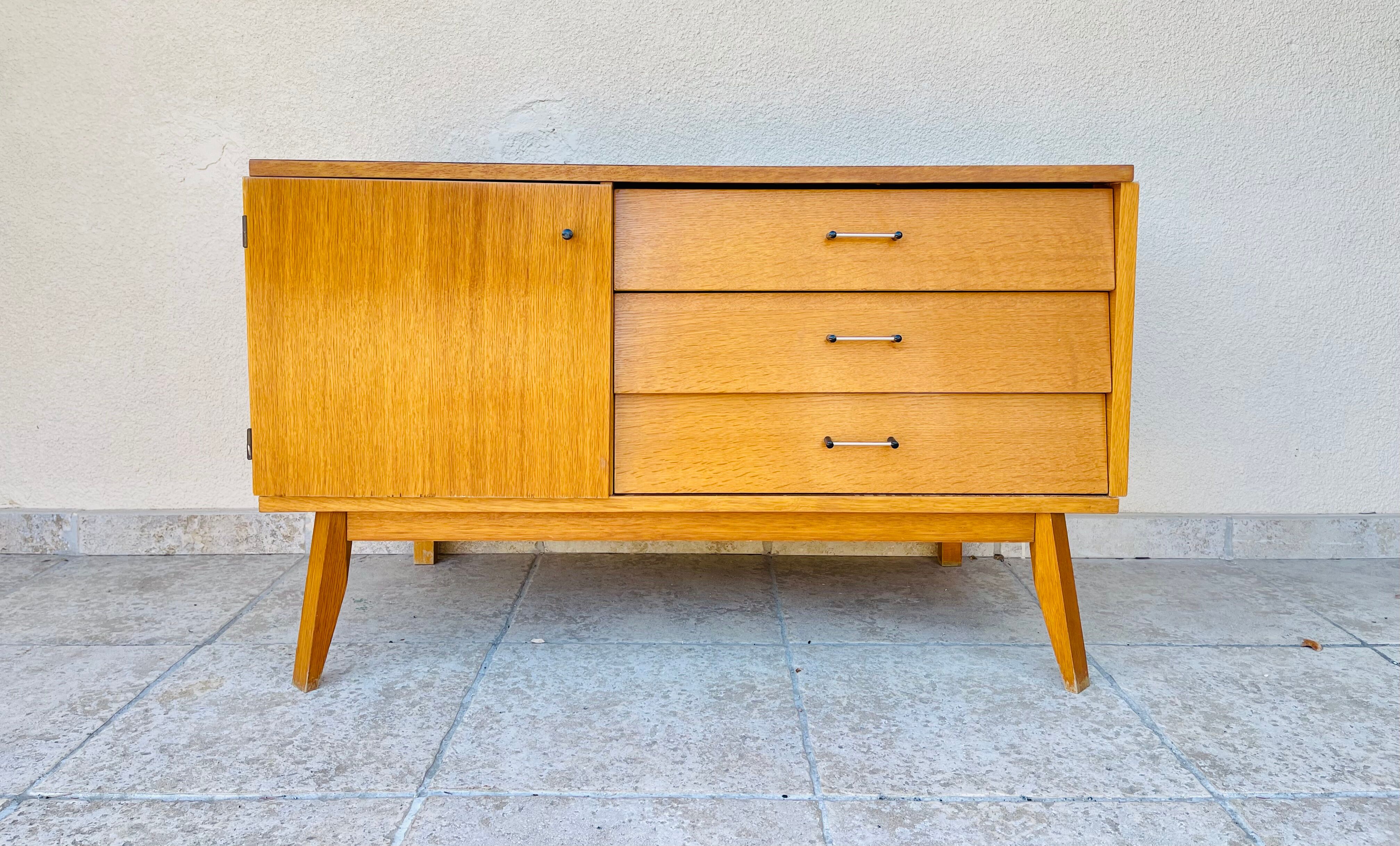 Vintage oak row 1960