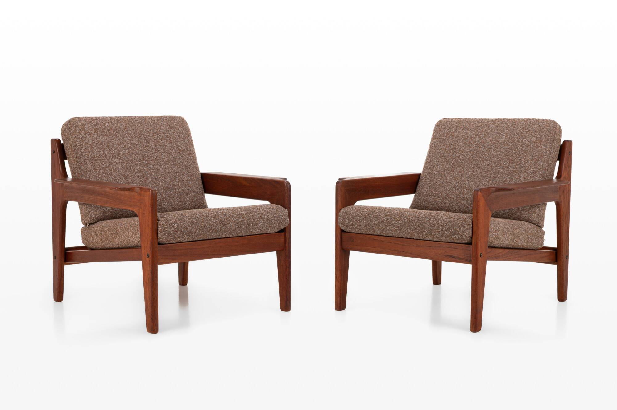 Fauteuils lounge d'Arne Wahl Iversen pour Komfort, Danemark, années 1960, lot de 2