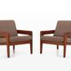 Fauteuils lounge d'Arne Wahl Iversen pour Komfort, Danemark, années 1960, lot de 2