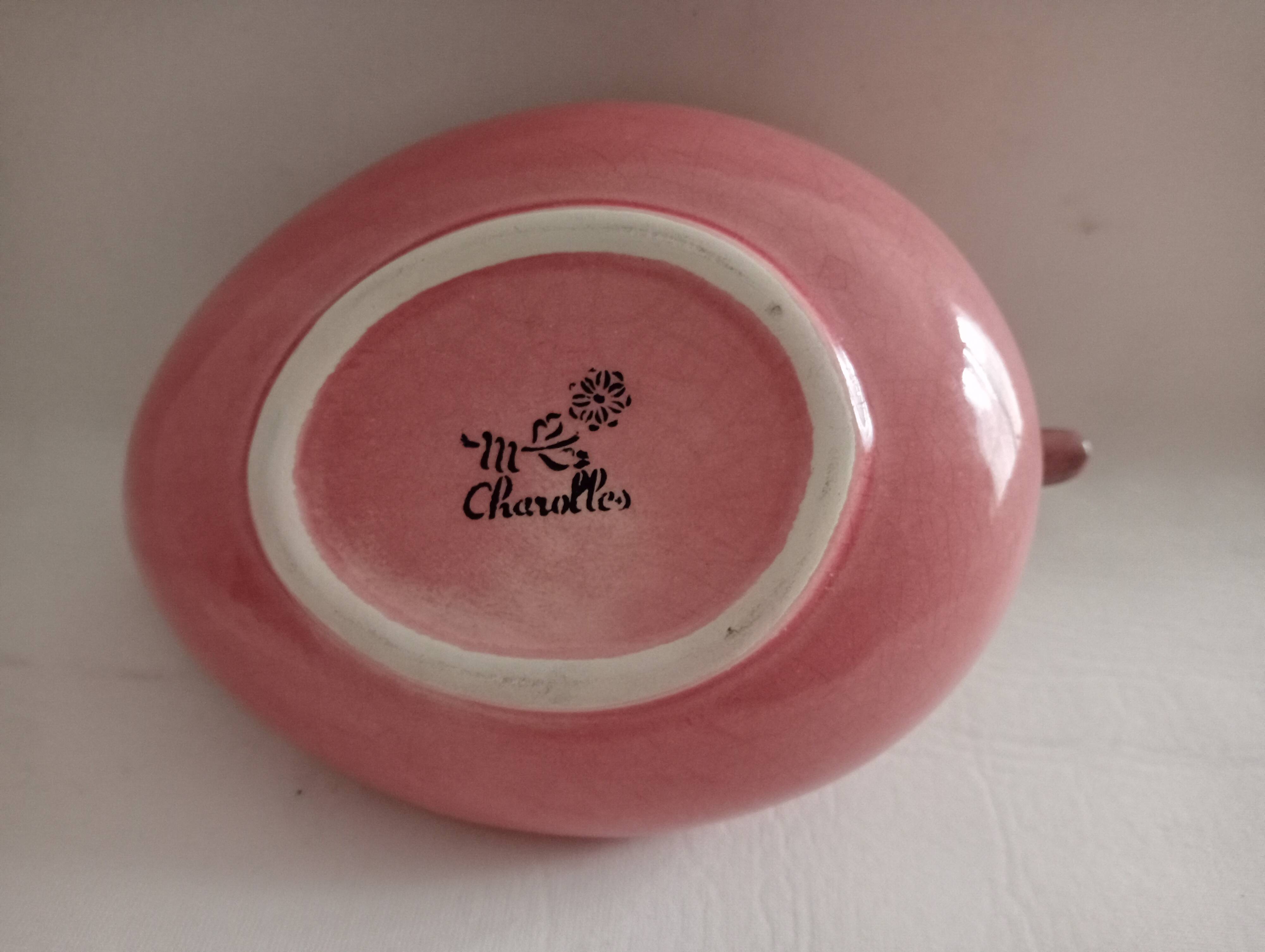 Charolles earthenware duck bowl