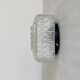 Small square wall light ceiling light molded glass 1970 1980
