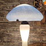 Mushroom lamp 1990 white and blue