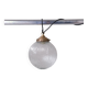 Suspension italienne en verre et laiton