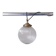 Suspension italienne en verre et laiton