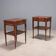Antique bedside tables Statton Trutype Americana 20th century