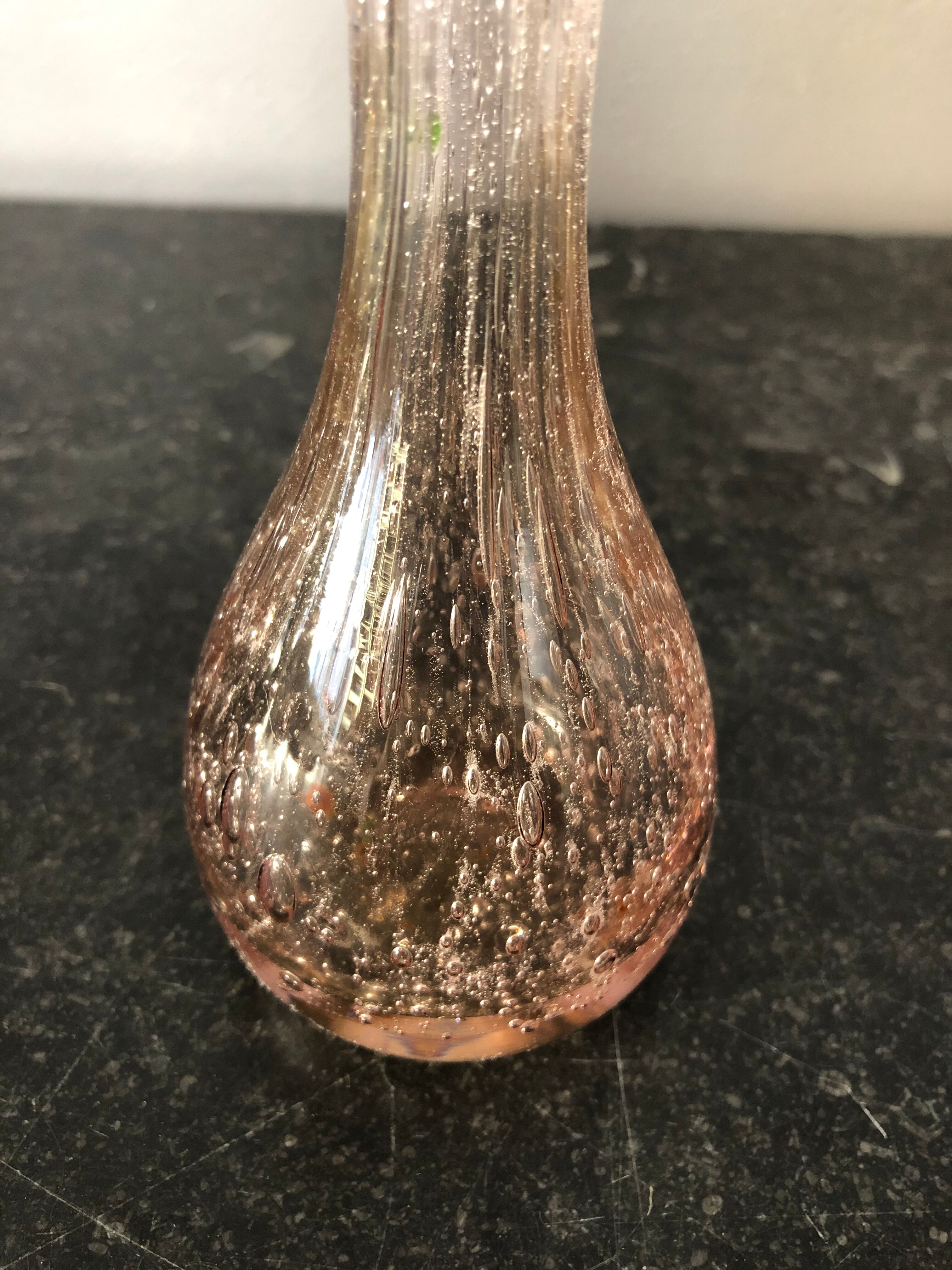 Blown glass vase