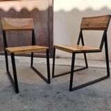 Pair of chairs industrial