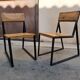 Pair of chairs industrial