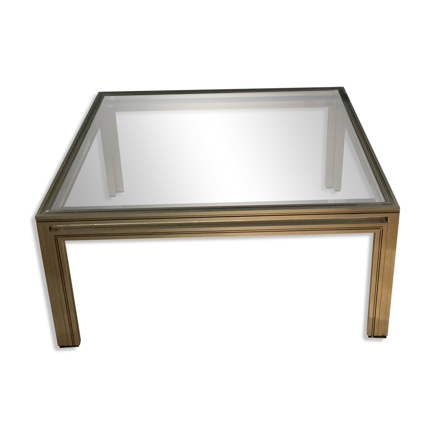 Square coffee table pierre vandel paris