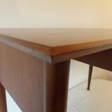 Scandinavian desk massive teak