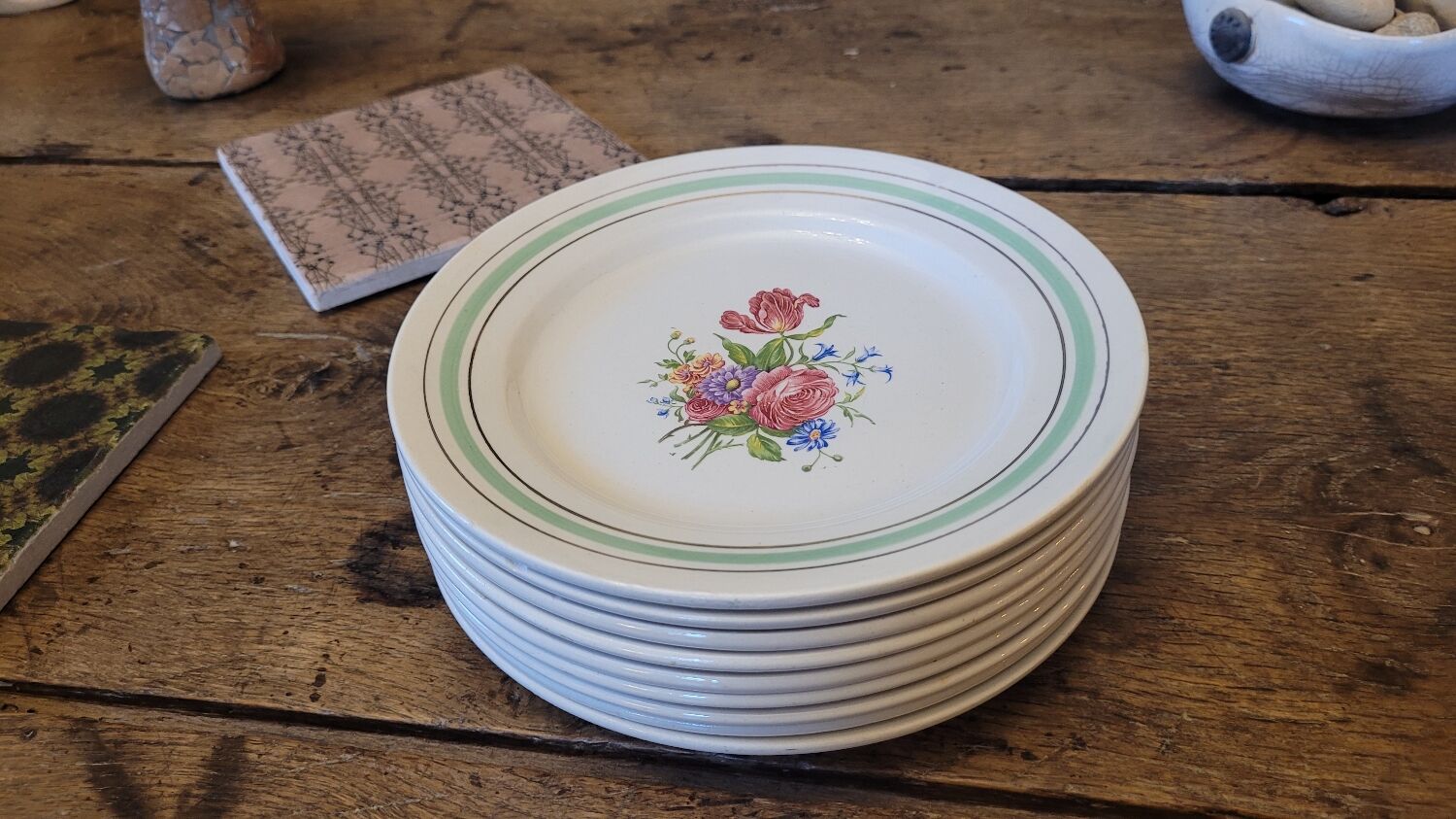 Dessert plates 50's