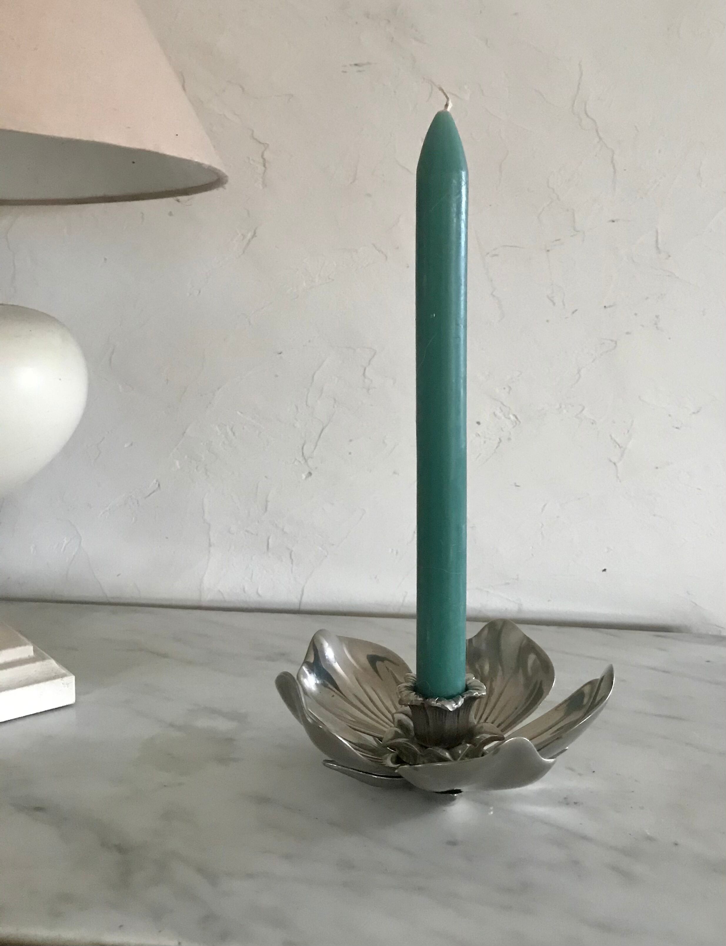 Vintage candlestick ashtray