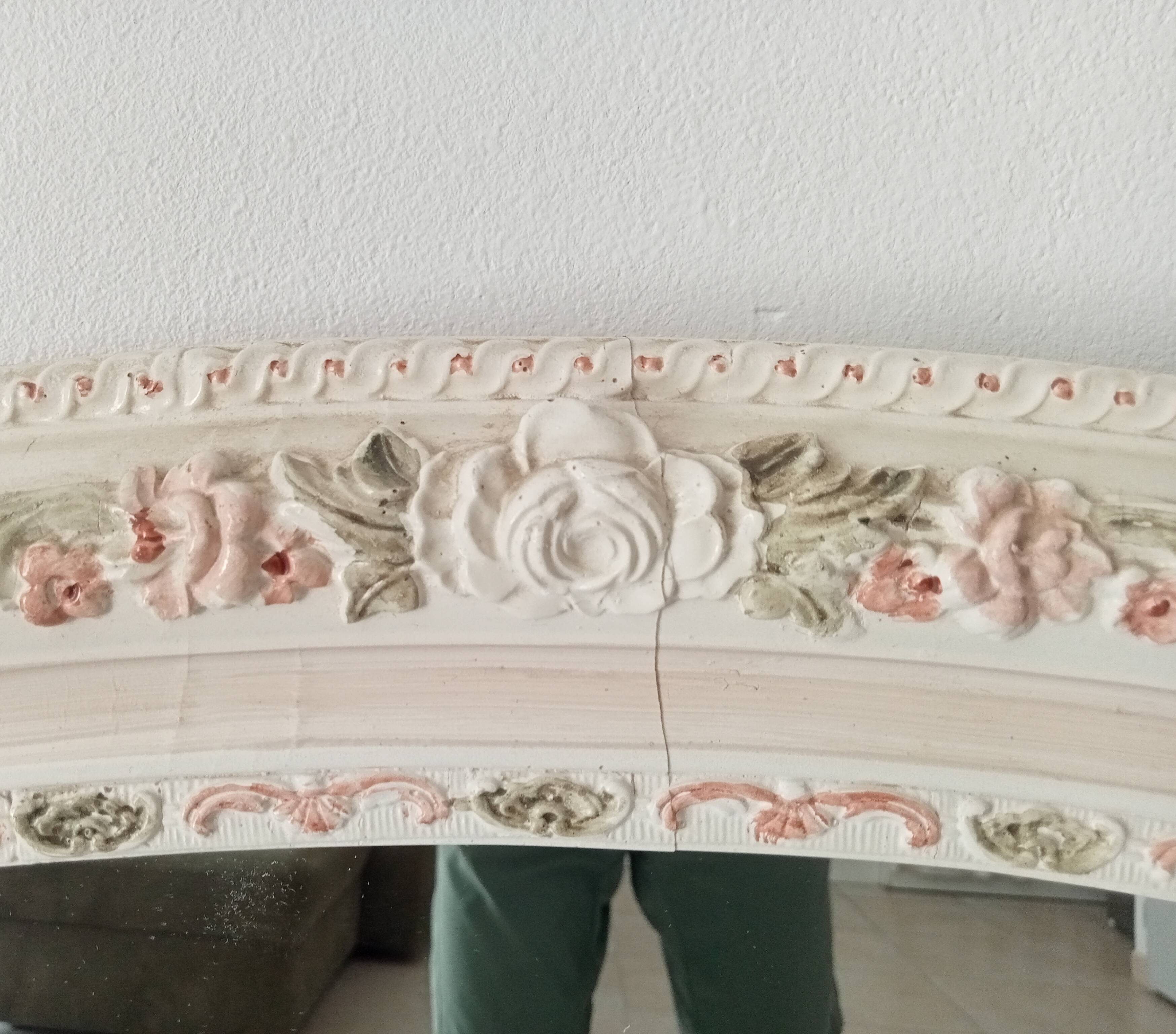 Vintage ceramic mirror from the 60s/70s.