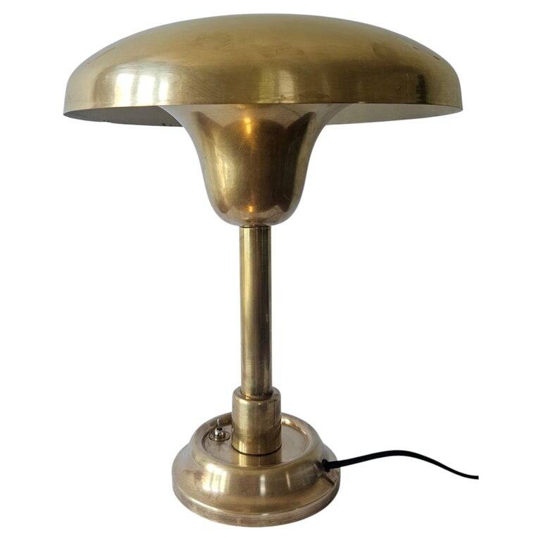 Large Bauhaus Functionalism Art Deco Table Lamp, Franta Anyz, 1930s