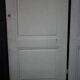 Antique painted wooden doors