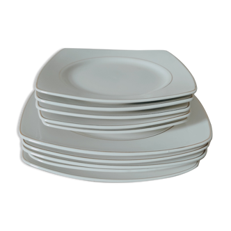 Set of plates design 50s