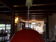 Suspension vintage globe en verre orange