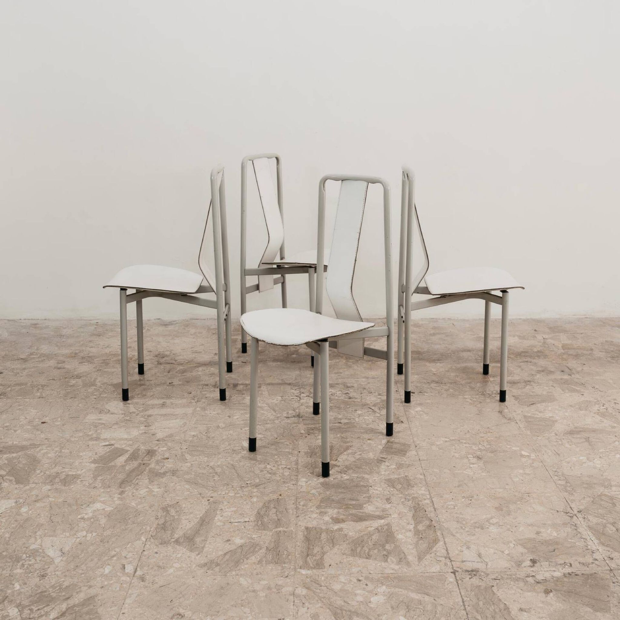 Ensemble de 4 Chaises Mod. Irma, Achille Castiglioni Zanotta  Années 80