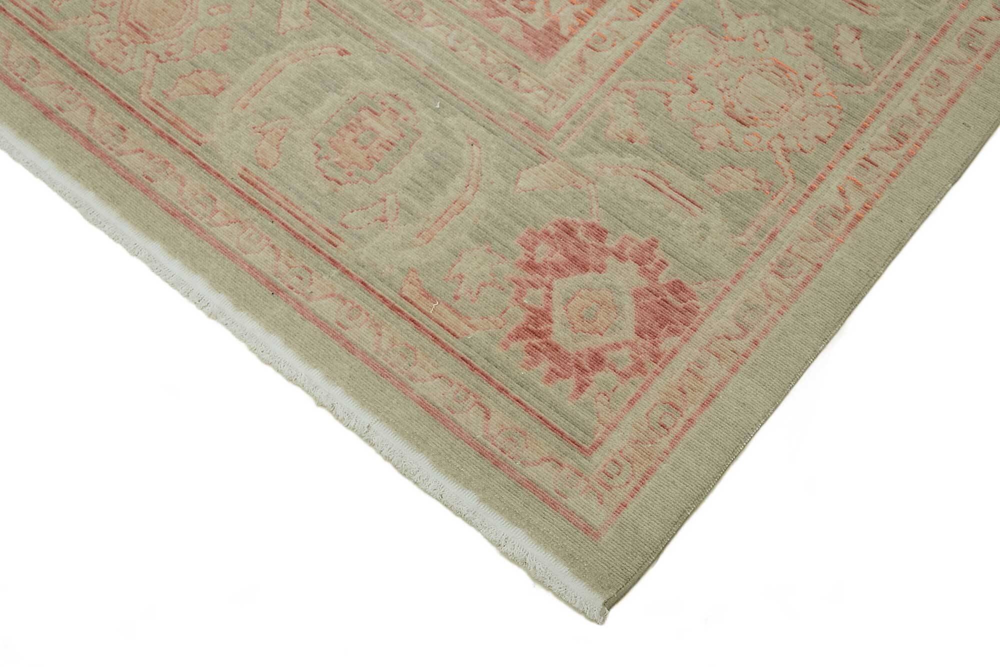 Tapis Oushak turc fait main 288 cm x 381 cm