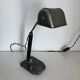 French craft lamp vintage black marble 1930 42 cm