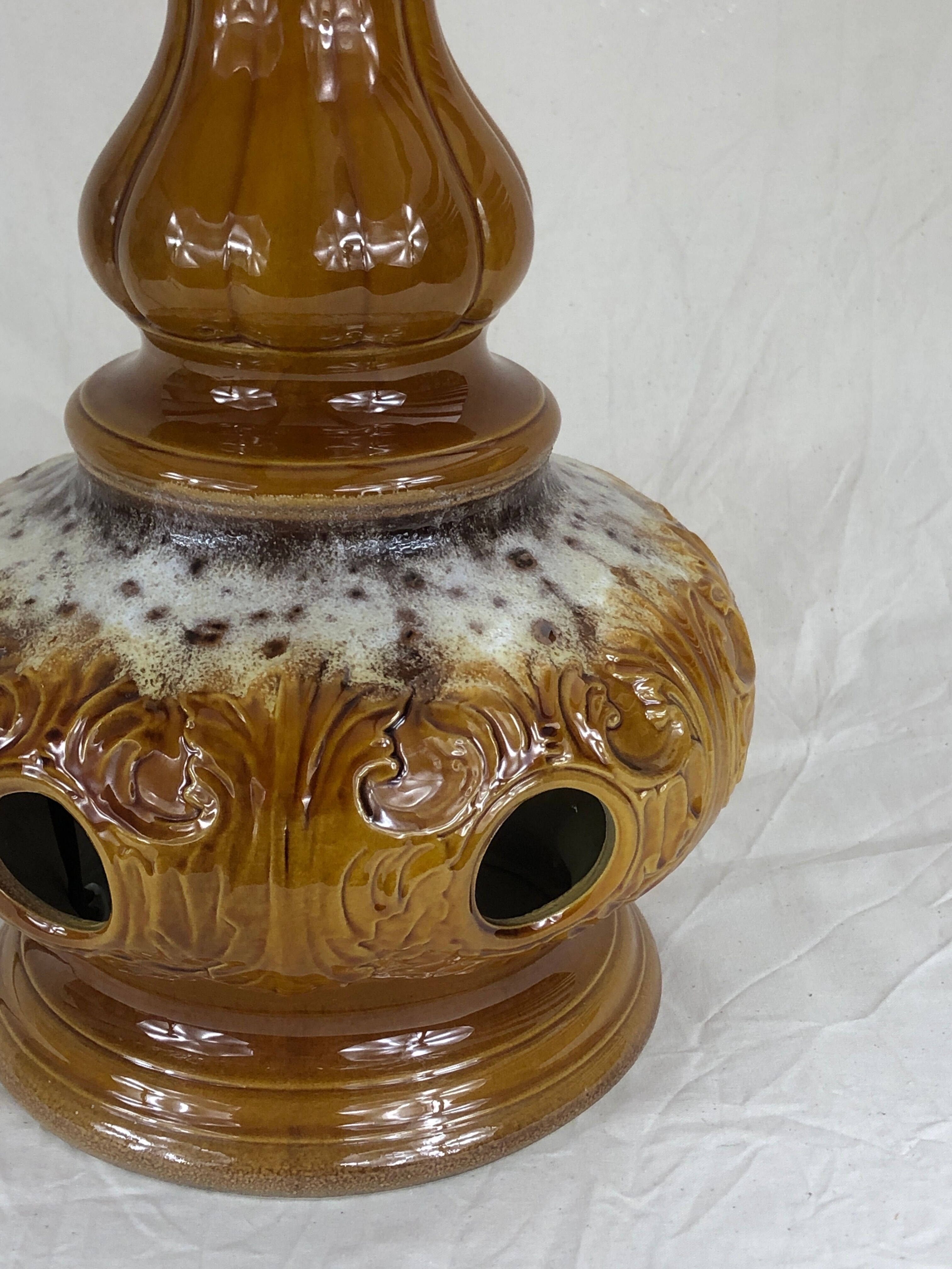 Table lamp West Germany style, ceramic