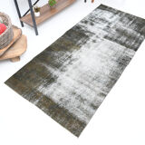 3x7 Classic Vintage Turkish Runner Rug, 3x7 Runner Rug, Short Vintage Rug, Handmade Rug206x95Cm