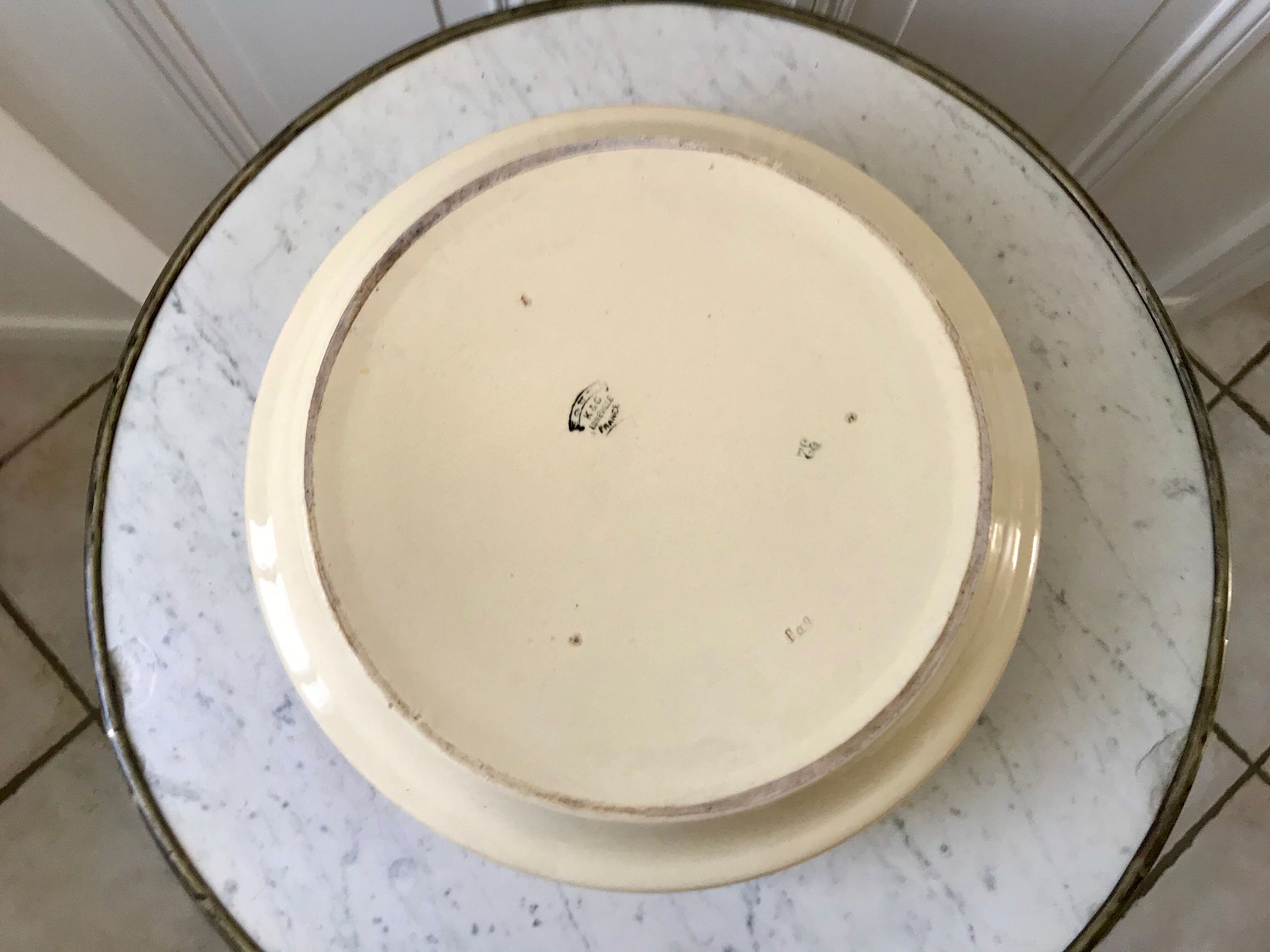 large bowl K&G Lunéville 30s