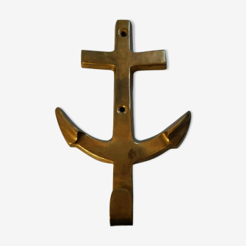 Patère brass anchor shape