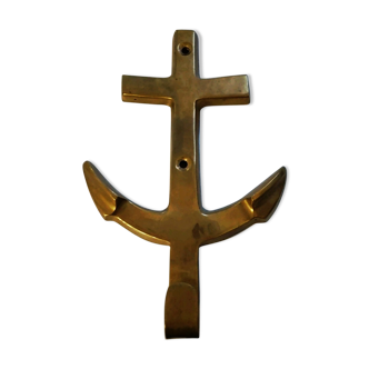 Patère brass anchor shape