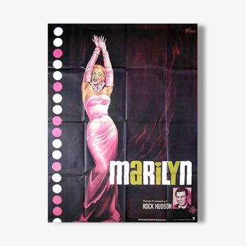 Marilyn monroe vintage movie poster