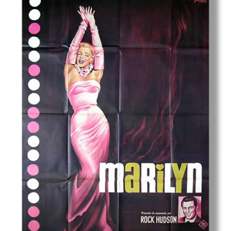 Marilyn monroe vintage movie poster