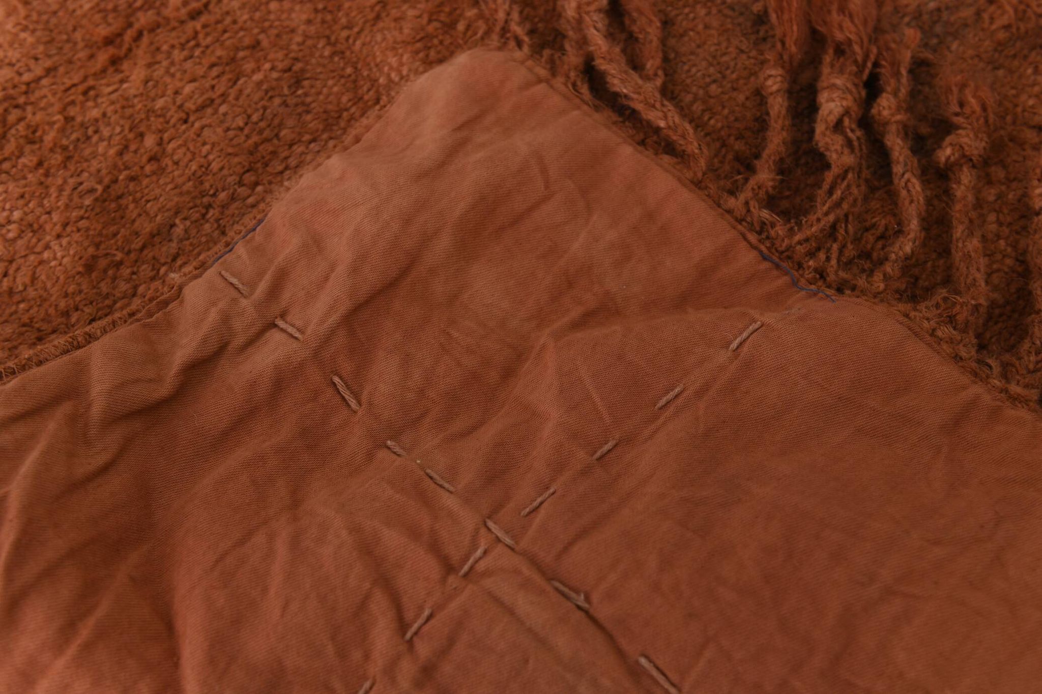Cinnamon Turkish Pattern Kilim Runner Rug, 64x267 Cm
