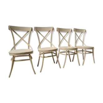 Set of 4 bistros chairs.