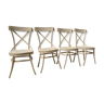Lot de 4 chaises bistrots