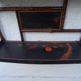 Napoleon 3 lacquered wooden wall shelf