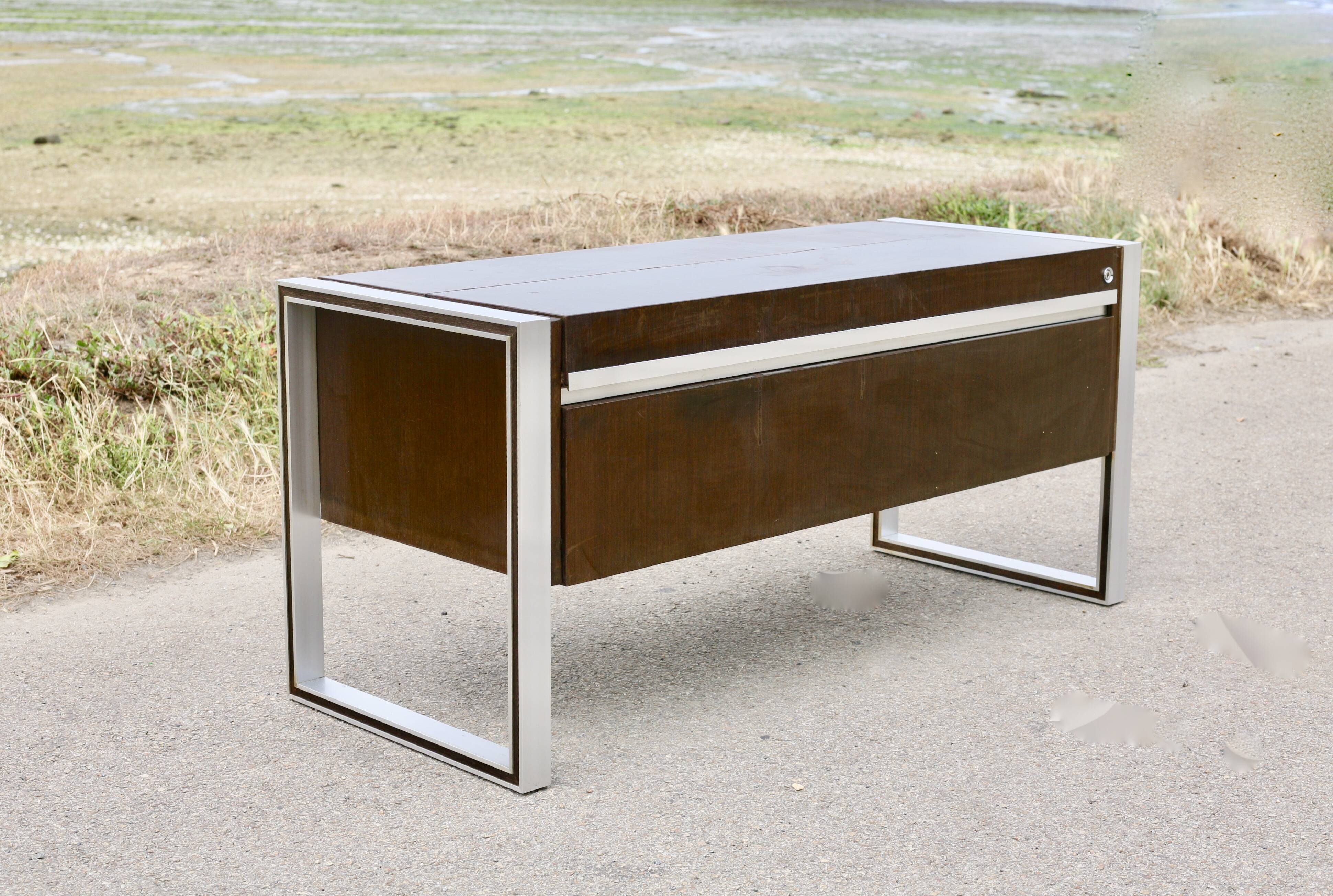 Claude Gaillard secretary sideboard, 1970s