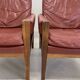Vintage Danish Lounge Chairs In Rosewood And Leather. 1960s. 5