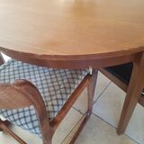 Scandinavian extensible table, butterfly extension circa 1960