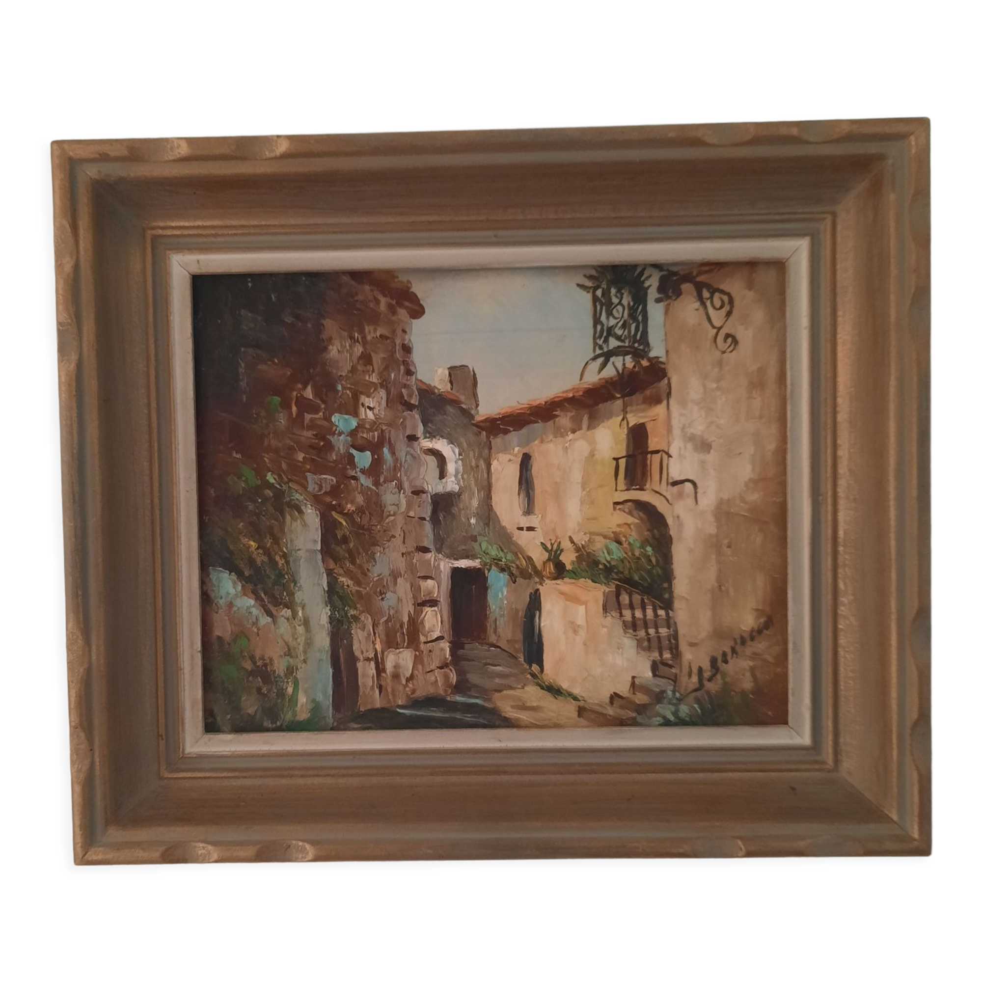 Provençal village painting