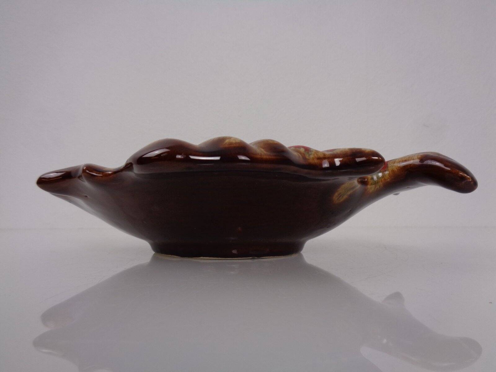 French studio ceramic bowl with fish from Vallauris, 1970s