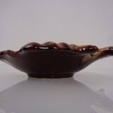 French studio ceramic bowl with fish from Vallauris, 1970s