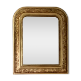 Old mirror Louis philippe gilded wood