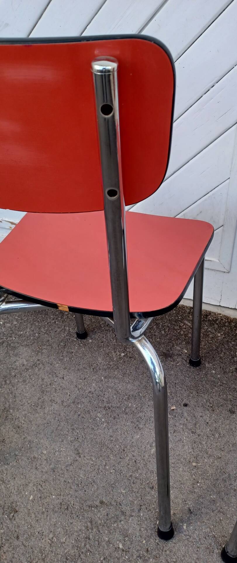 Pair of vintage formica chairs