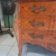 Curved chest of drawers in precious wood, Louis XV style