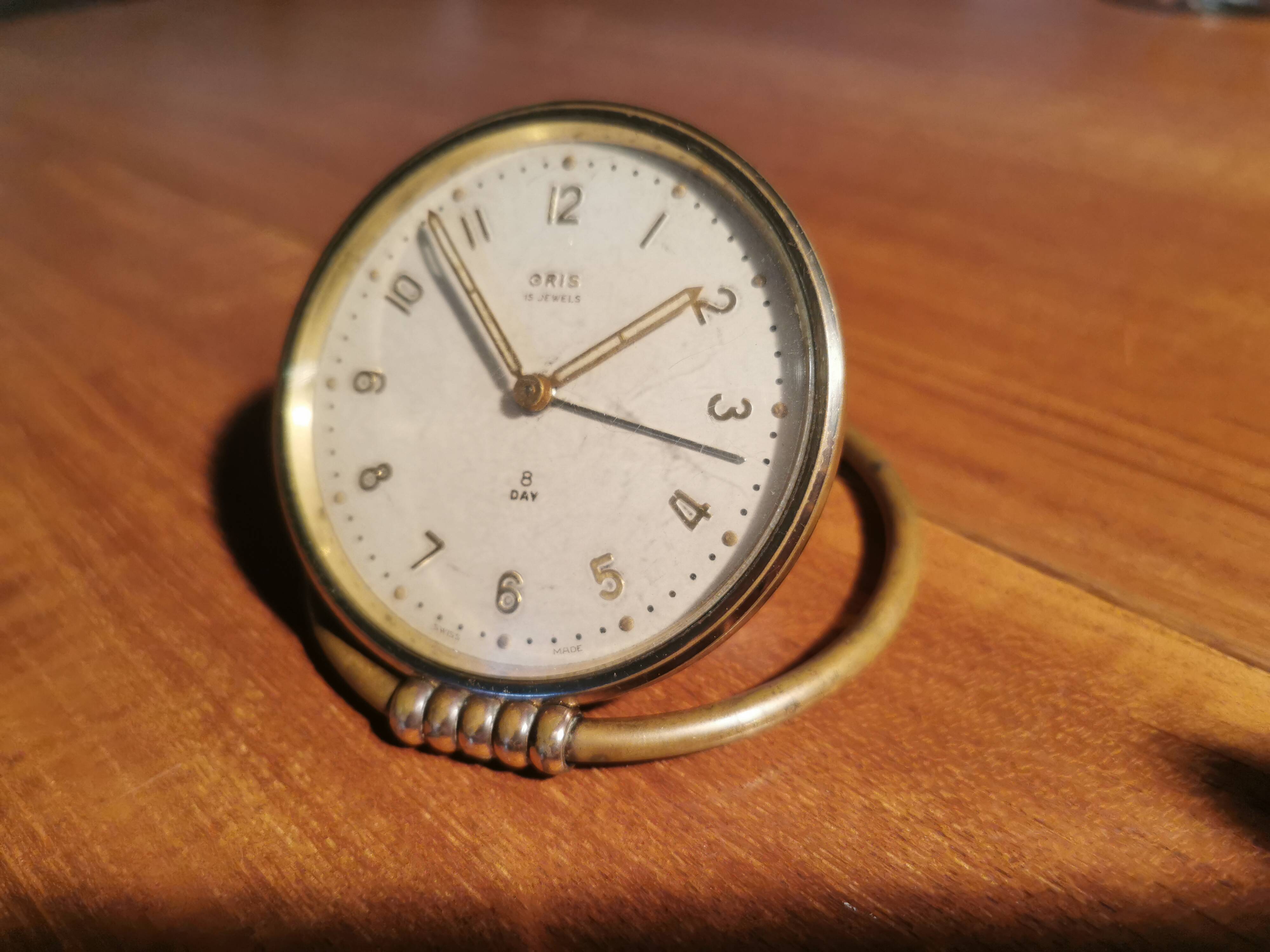 Travel awakening ORIS 8 days 15 jewels Switzerland