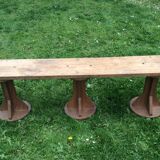 Wooden bench