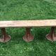 Wooden bench
