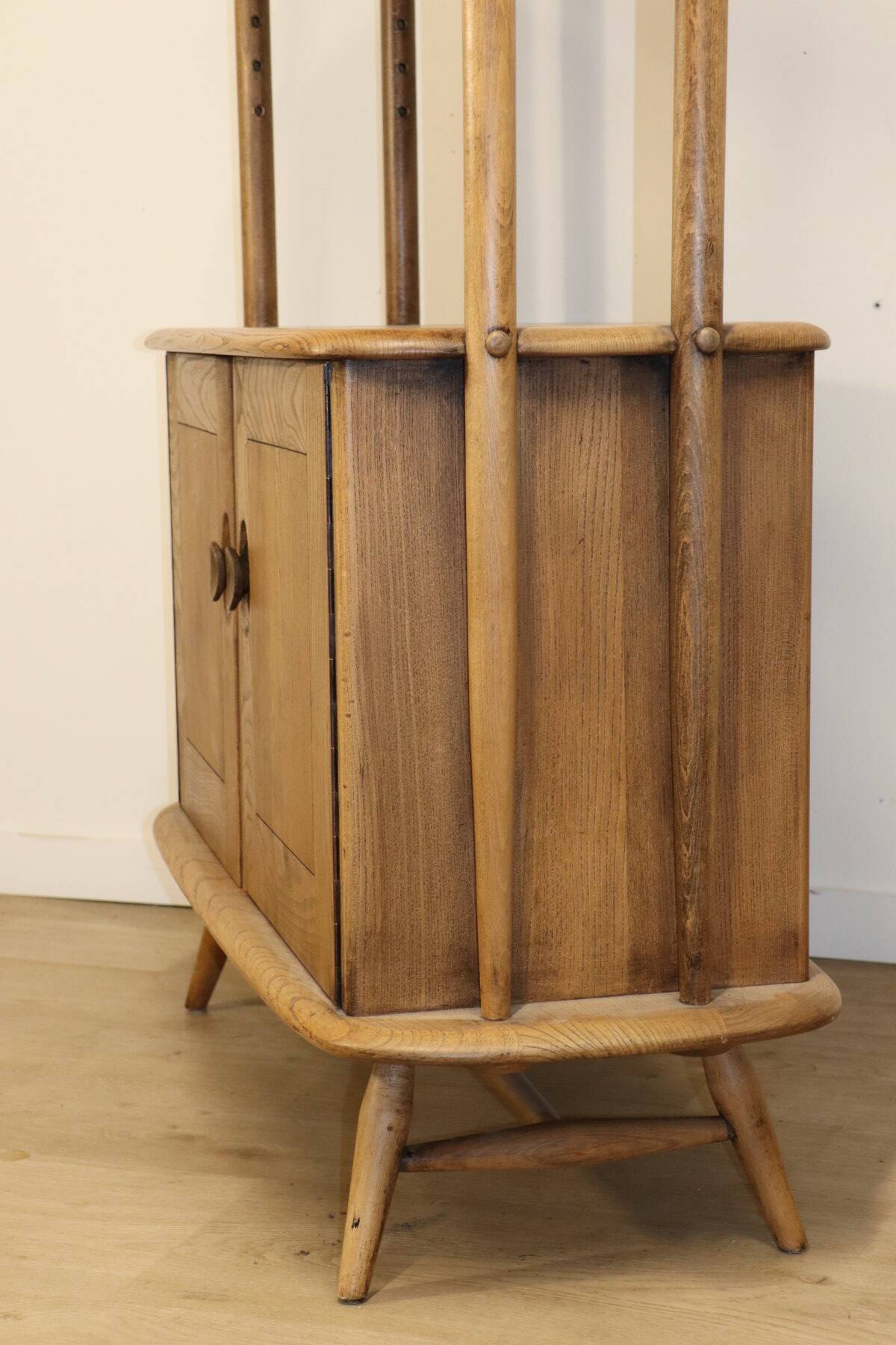 Vintage Ercol wooden bookcase, 1960
