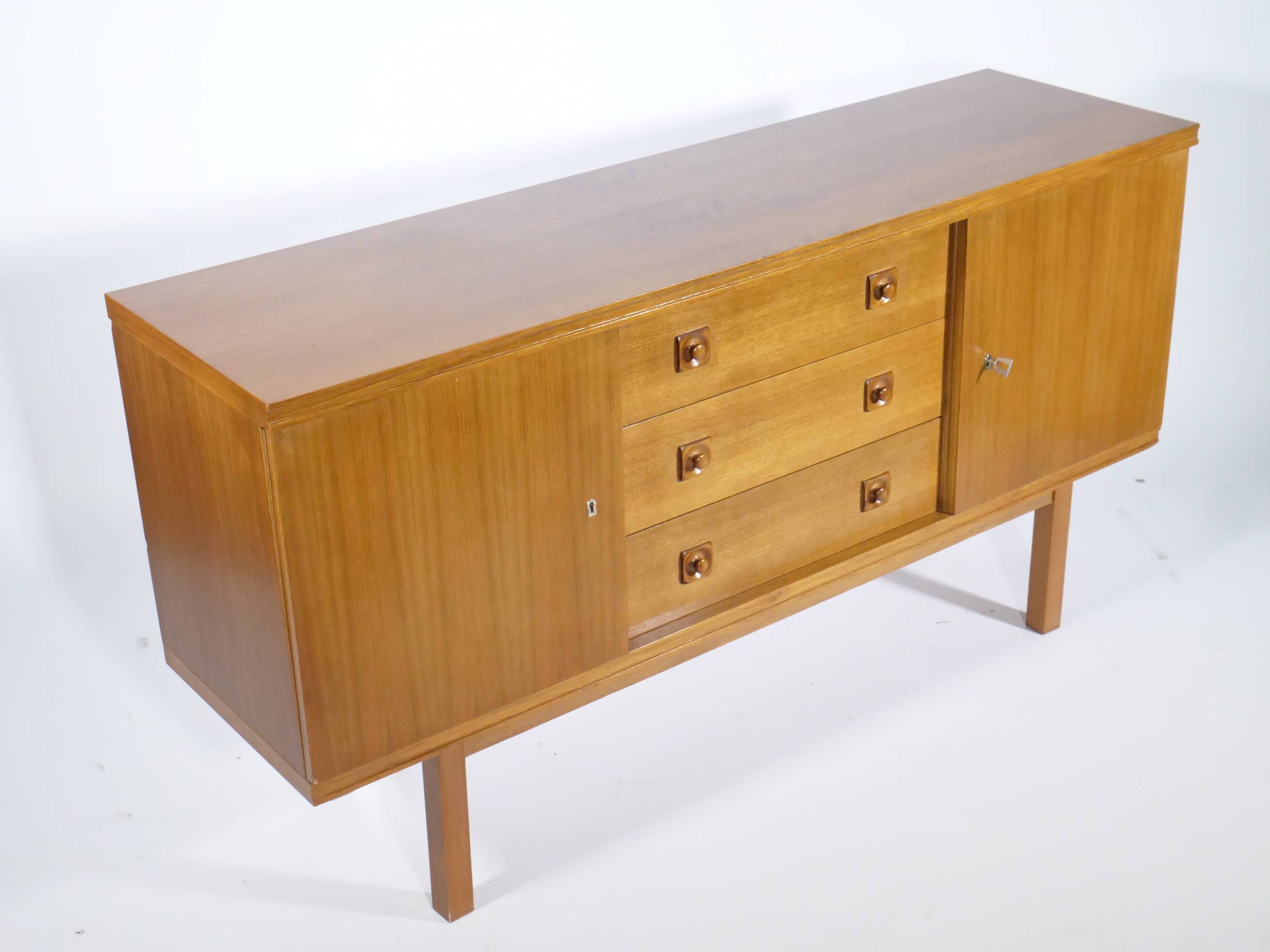Walnut Sideboard, Mid-Century, 1960s, by Reckord